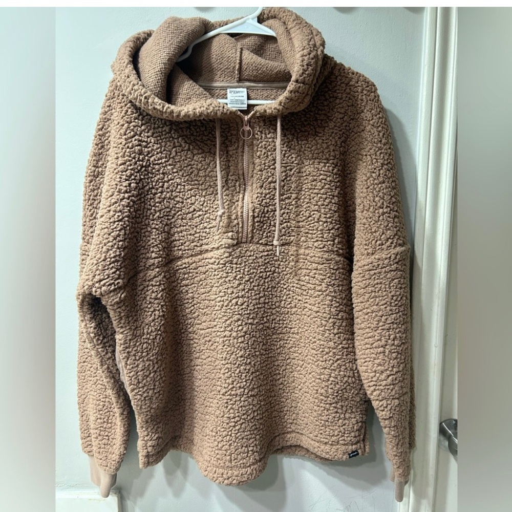 Pink Victoria’s Secret Teddy Bear Jacket Size S